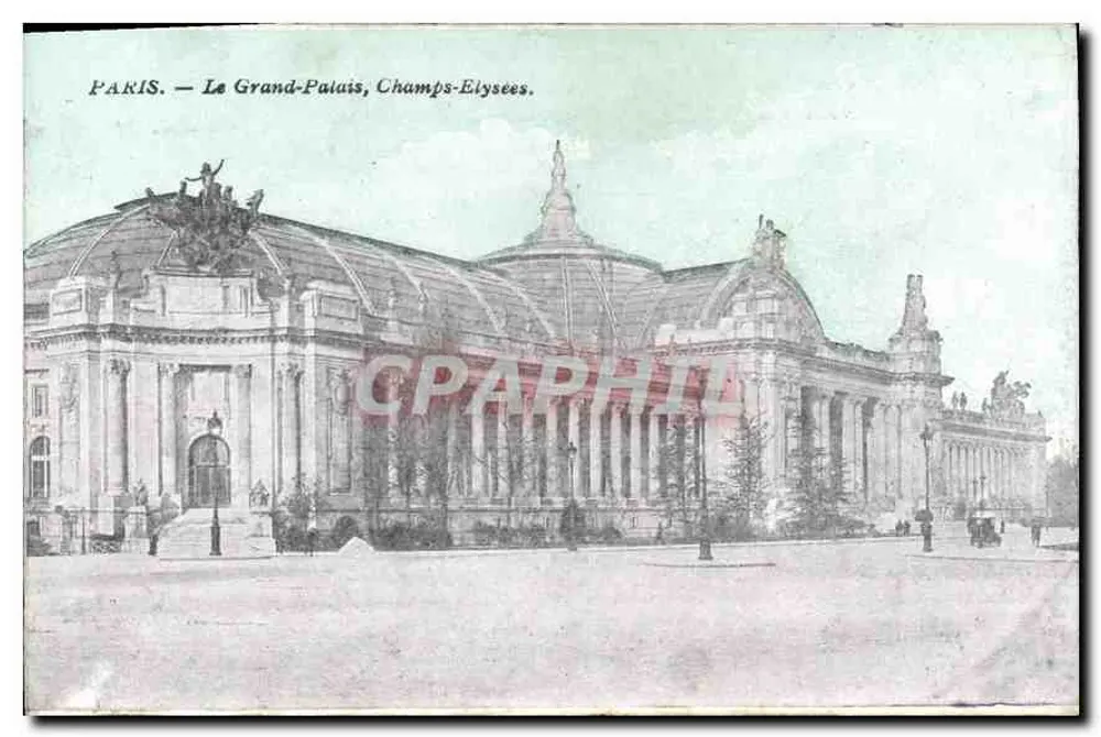 Paris — Le Grand-Palais, Champs-Élysées - Frente