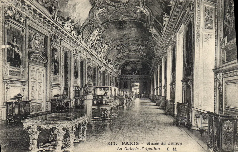 Paris - Musée du Louvre - La Galerie d'Apollon — C.M. n°311 - Vorderseite