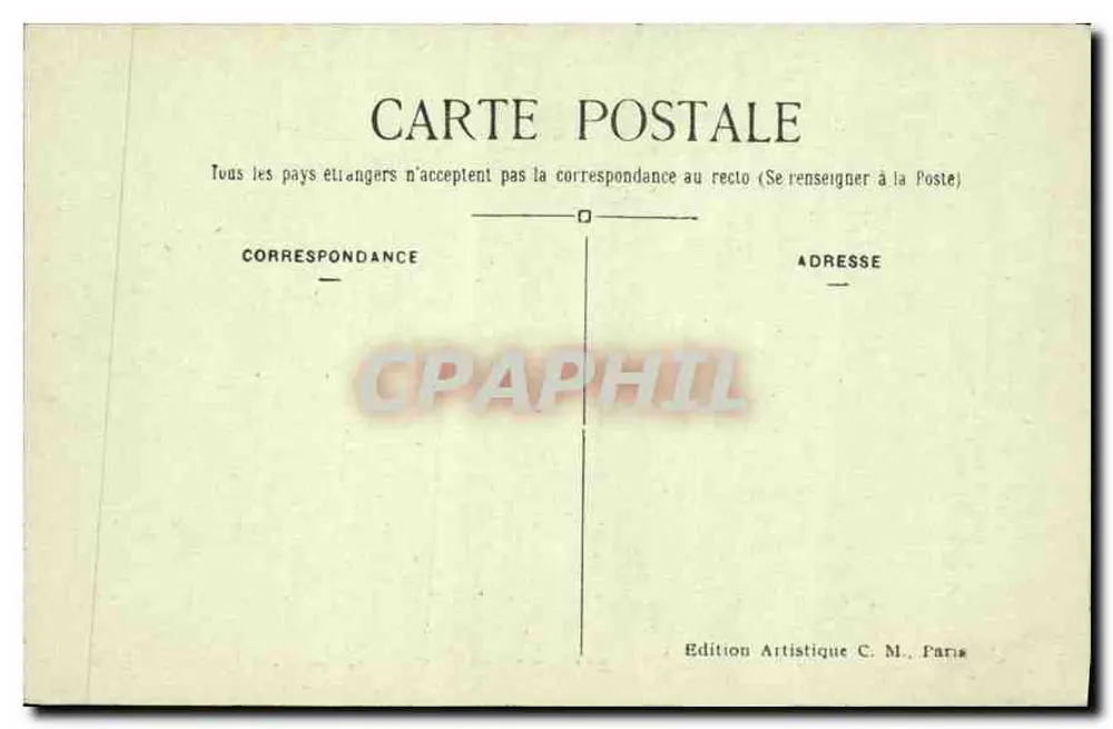 Paris - Musée du Louvre - La Galerie d'Apollon — C.M. n°311 - Rückseite