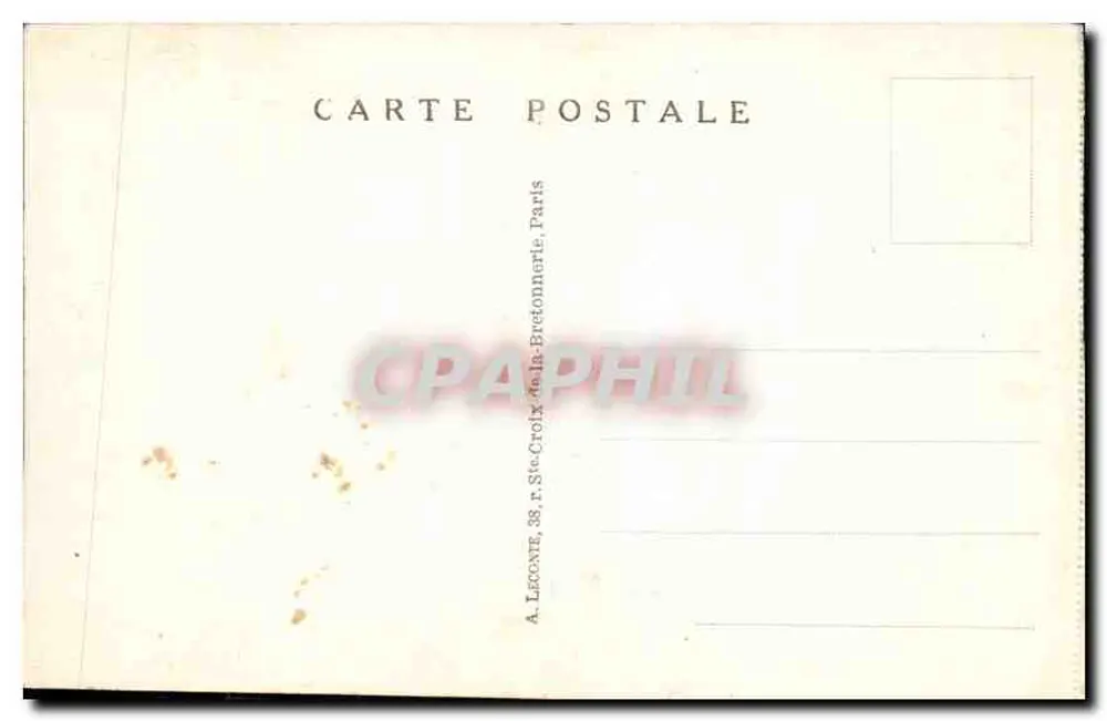 PARIS — Das Grab von Napoleon I. in den Invaliden — A. L. - Rückseite