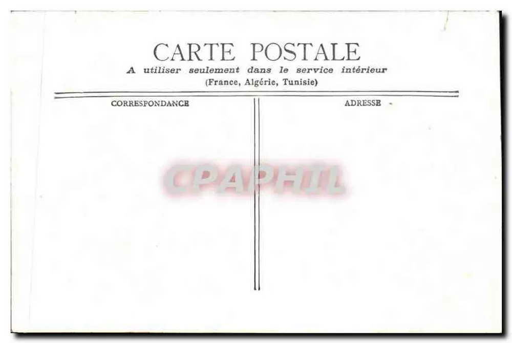 Paris — Zentrale Allee des Tuileries-Gartens — Verlag nicht sichtbar - Rückseite