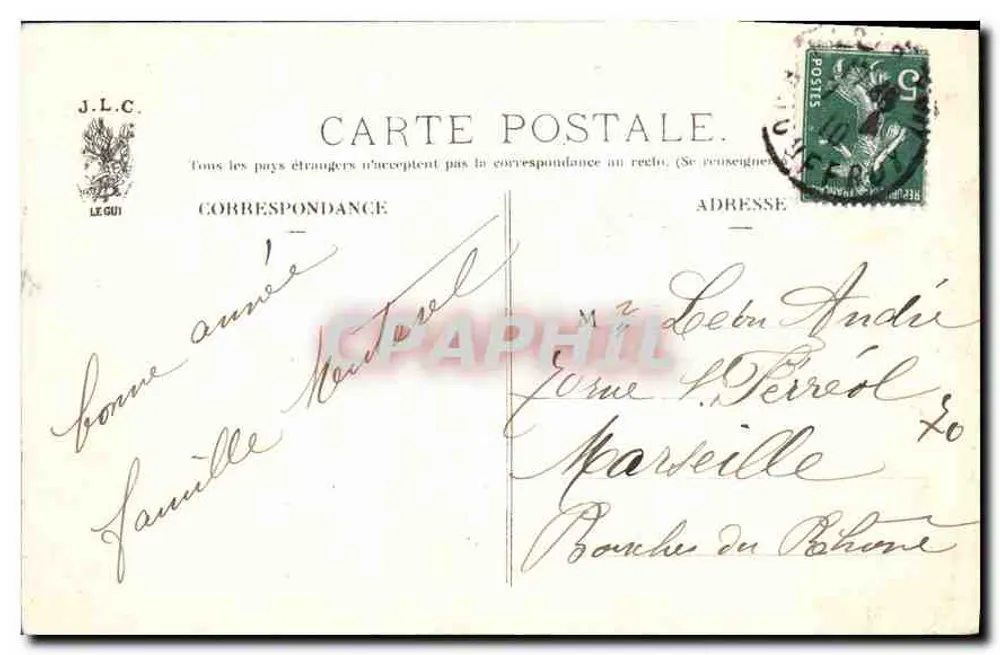 Paris — Kirche Saint-Julien-le-Pauvre (7. Jahrhundert) — J.L.C. n°170 - Rückseite