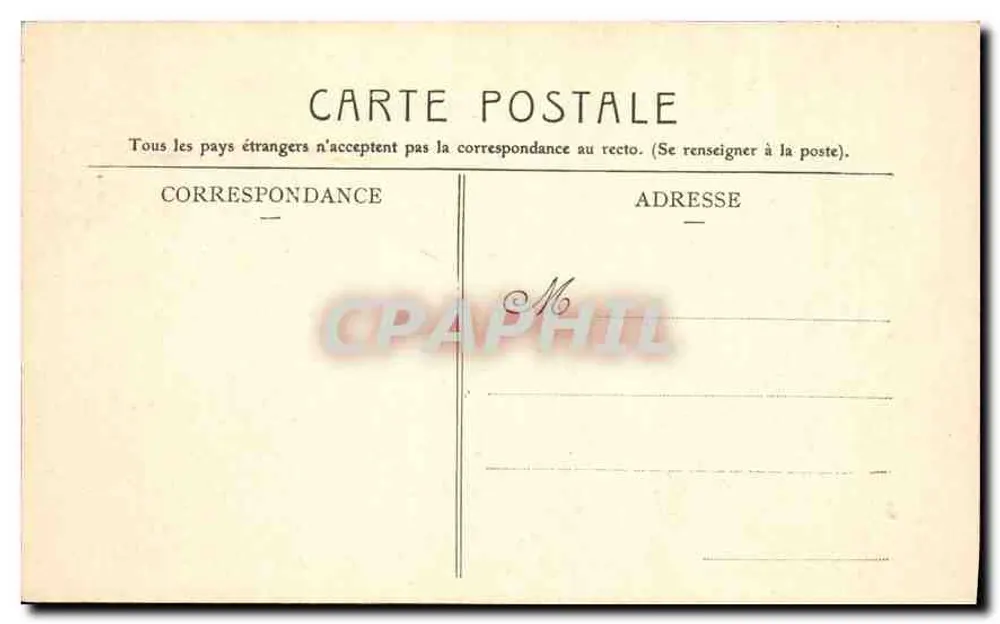 Paris — Bois de Boulogne — Der Große See - Rückseite