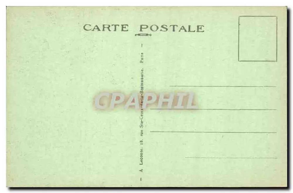 पेरिस - सेंट-कॉर - प्रकाशक A. L. संख्या 19 - पीछे