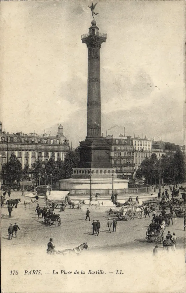 Paris — A Place de la Bastille — LL. — 1775 - Frente