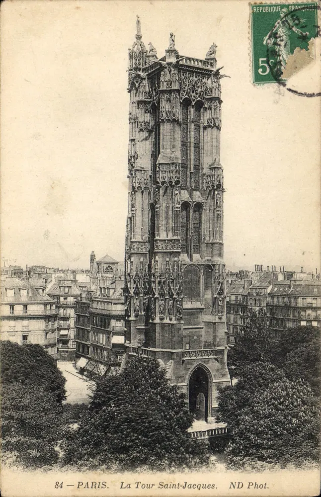 Paris — Torre Saint-Jacques — ND Fotografia n°84 - Frente