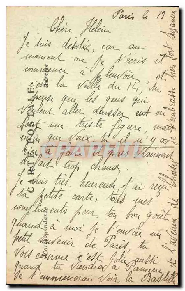 Place de la Bastille — Kolumna Bastilli — M. T. Paryż, n°23 - Rewers