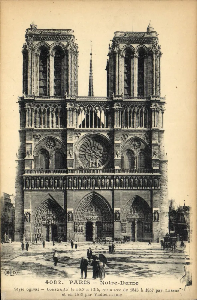 Paris — Notre-Dame — Editor E.P. Paris, n° 4082 - Frente