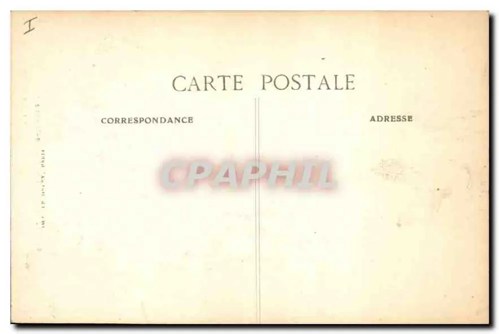 Paris — Notre-Dame — Editor E.P. Paris, n° 4082 - Verso