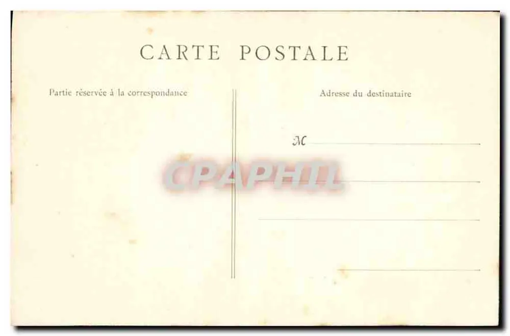 PARIS — Pont de Briques (Buttes-Chaumont) — B. F. PARIS, n° 130 - Verso
