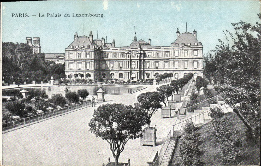 Parigi — Il Palazzo Luxembourg — Editore non identificato, numero di serie non visibile - Recto