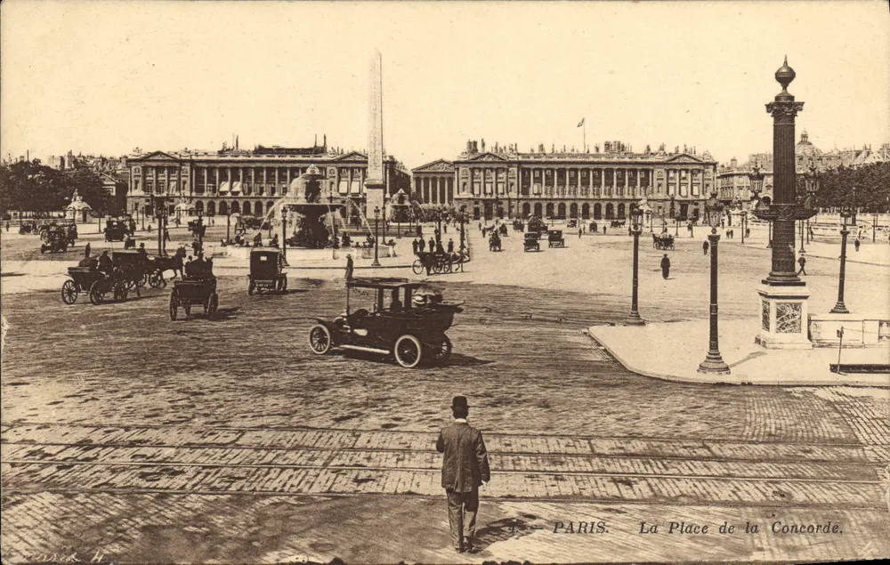 Paris — A Praça da Concórdia — editor não identificado, n°4 - Frente