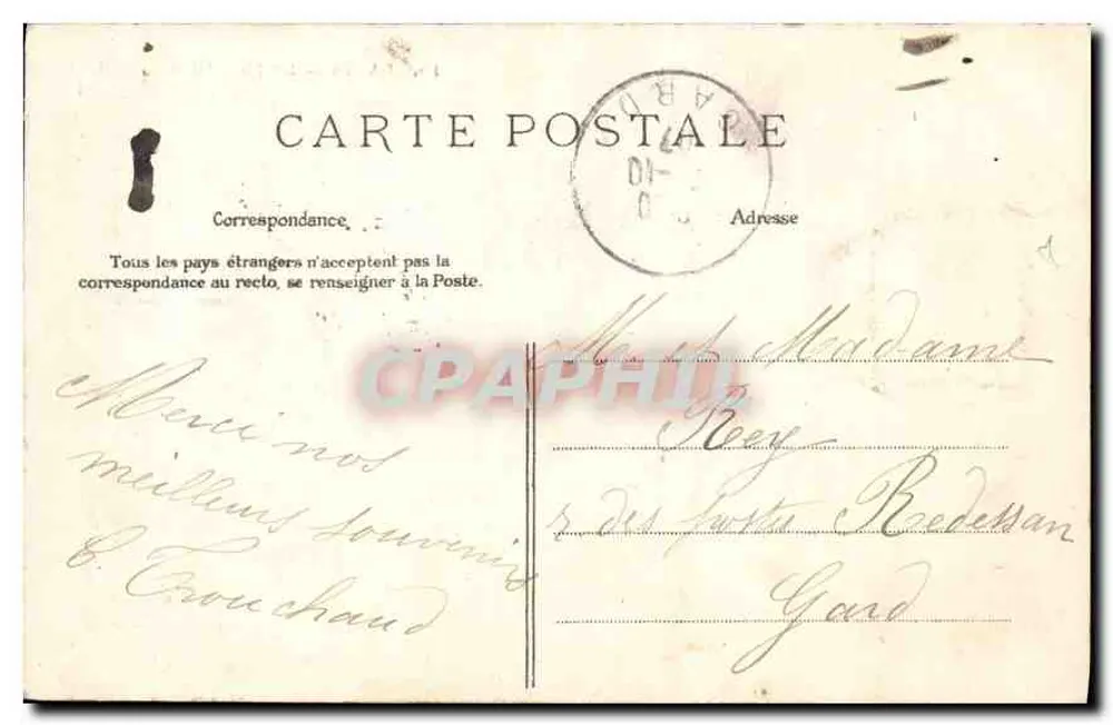 Paris — A Madeleine — E. L. D. - Verso