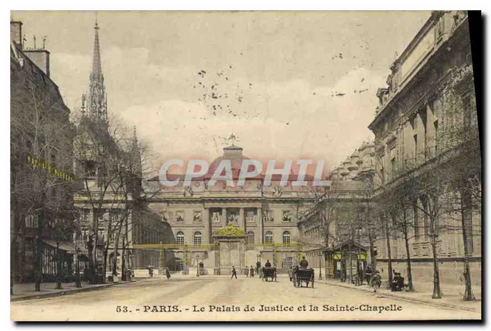 Paris - Das Palais de Justice und die Sainte-Chapelle — n°53 - Vorderseite