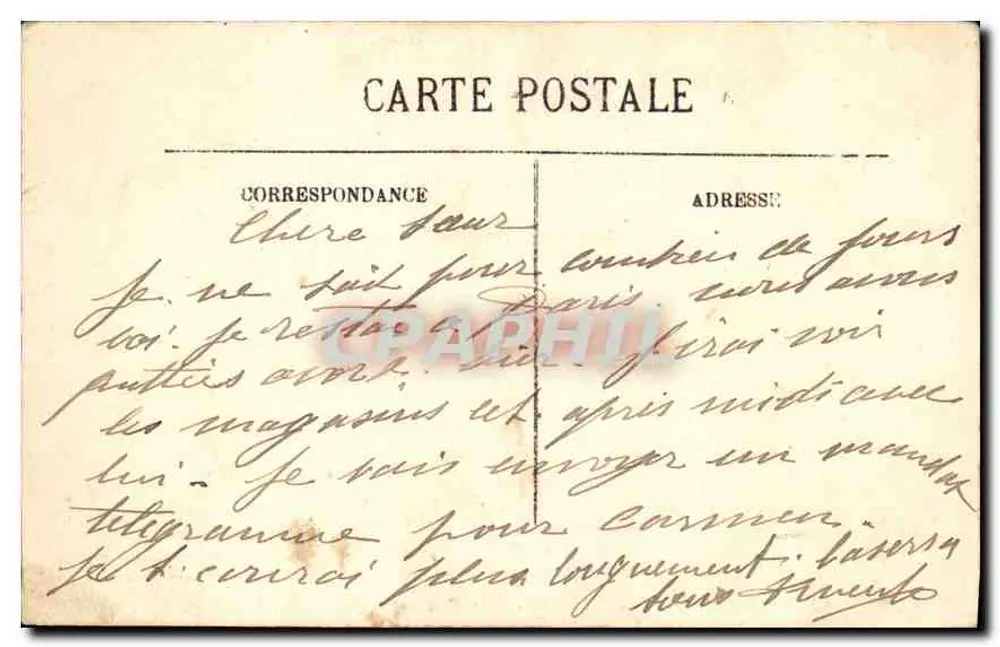 Paris — Kasernen des Château-d'Eau und die Statue der Republik - Rückseite
