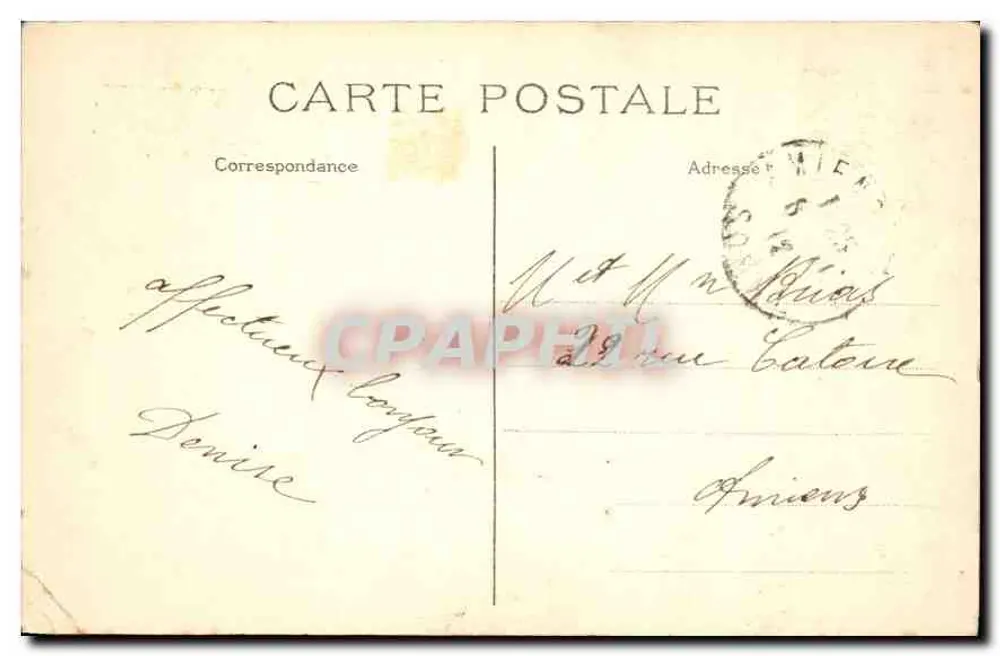 PARIS — Der Panthéon. Das Denkmal der Konvention, von Sicard. - Rückseite