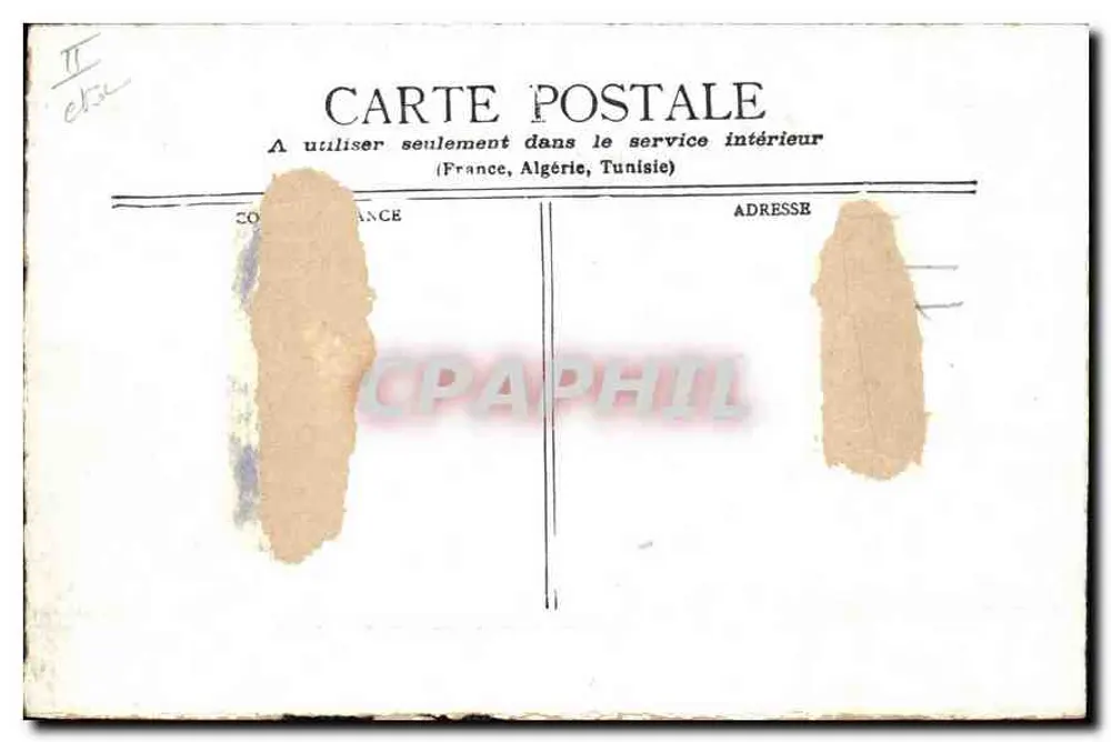 Paris - Boulevard Sebastopol & Place du Châtelet — Verlag nicht angegeben, Seriennummer nicht sichtbar - Rückseite
