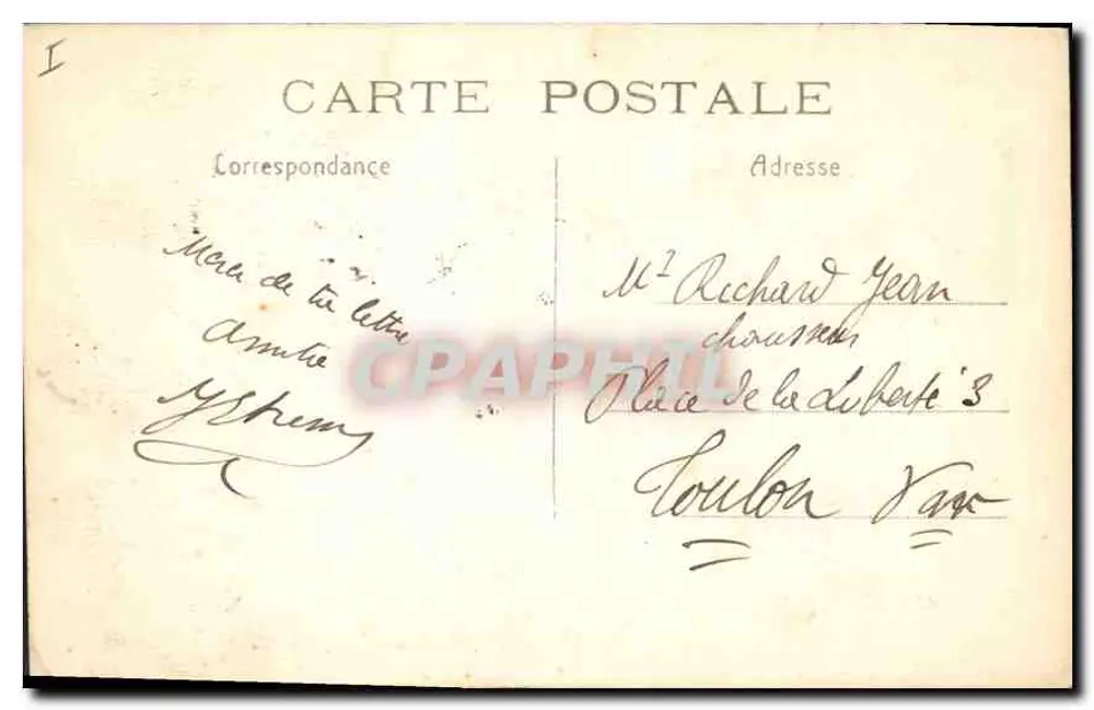 Paris - Praça da Concórdia — estátua equestre — Jules Seeburger - Verso
