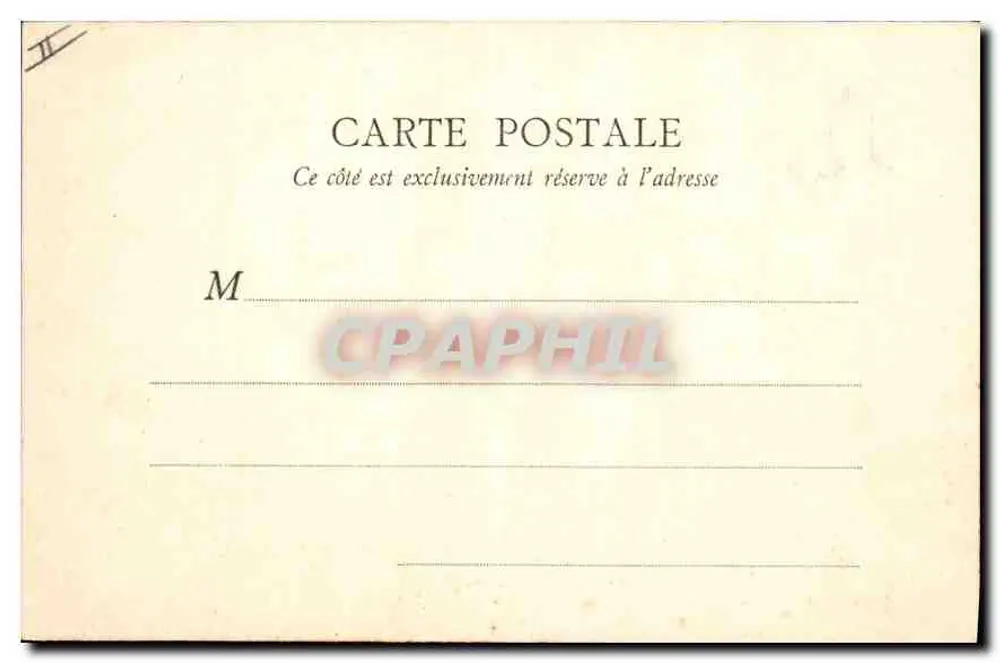 Igreja de São Cristóvão — Paris — B.F. Paris, n° 165 - Verso