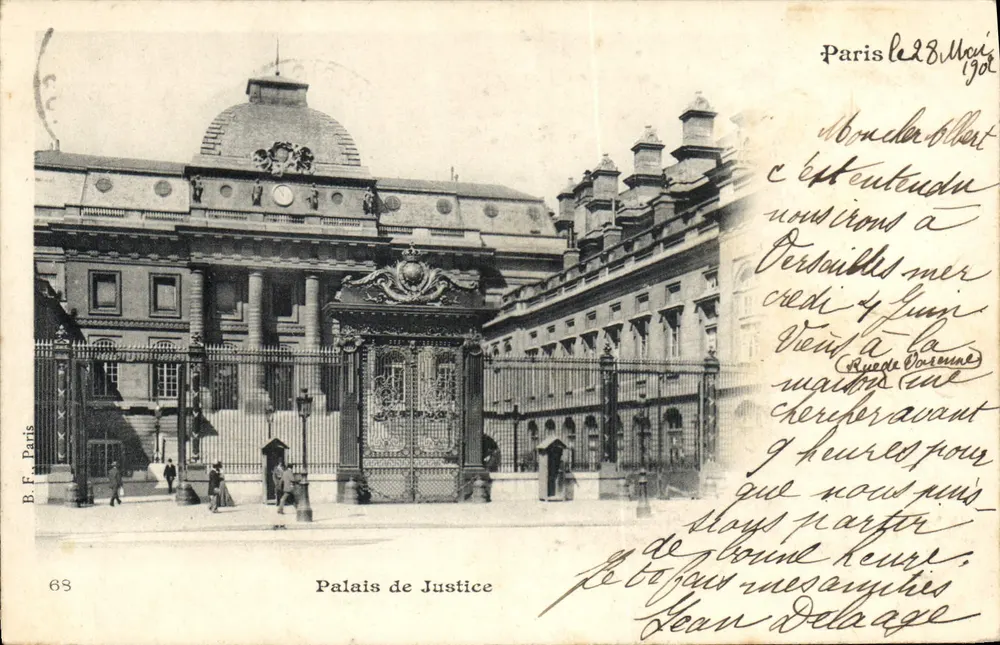 Pałac Sądowy — Paryż — B.F. Paryż n°68 - Awers
