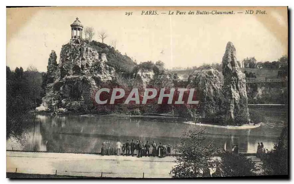 París — El Parque de las Buttes-Chaumont — ND Fot. n°291 - Anverso