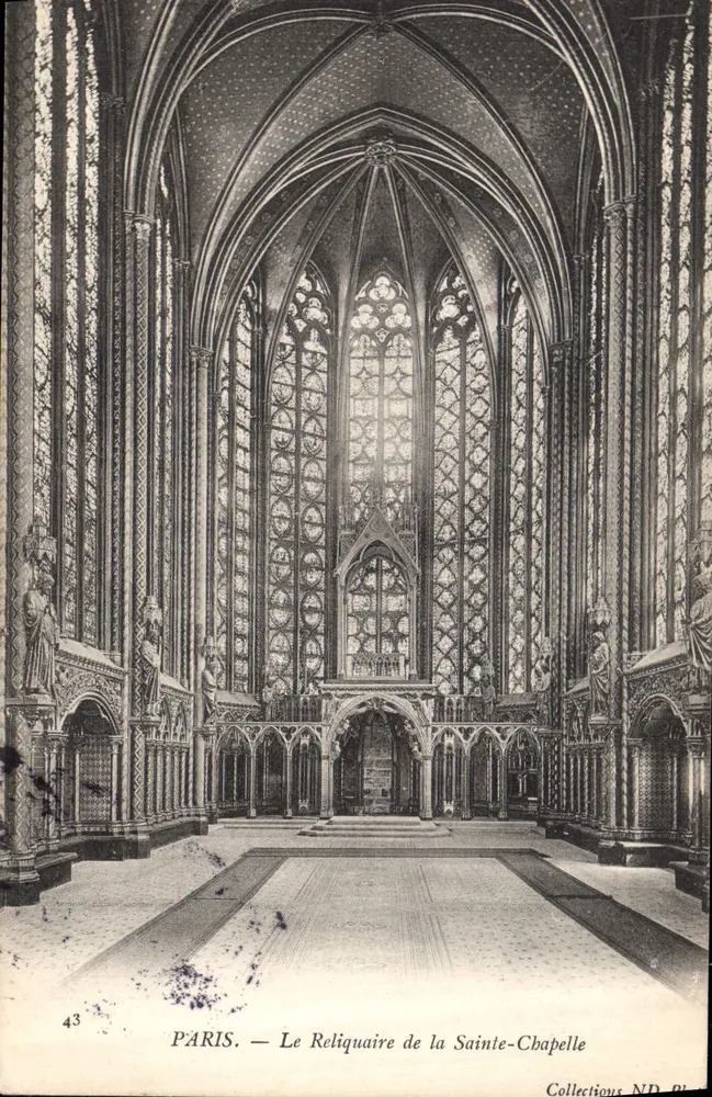 PARIS — Das Reliquiar der Sainte-Chapelle — Collections ND. Pl. 43 - Vorderseite