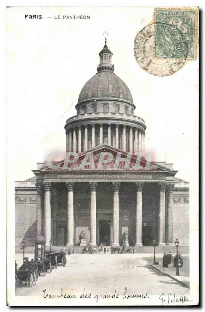 Paris — O Panteão — G. Pilette - Frente
