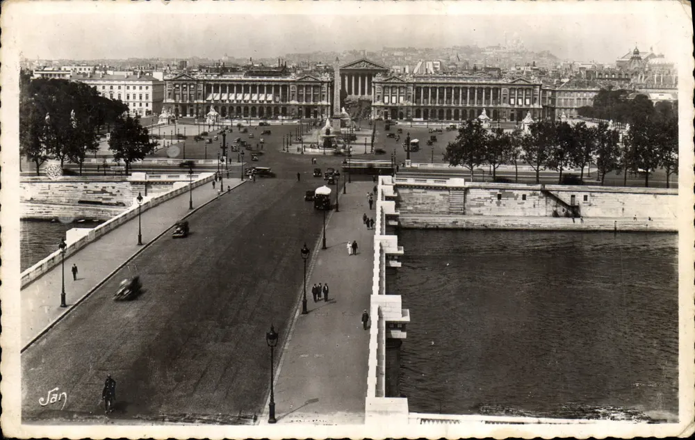 Praça da Concorde — vista do ponte da Concorde — editor Jan, n°53 - Frente