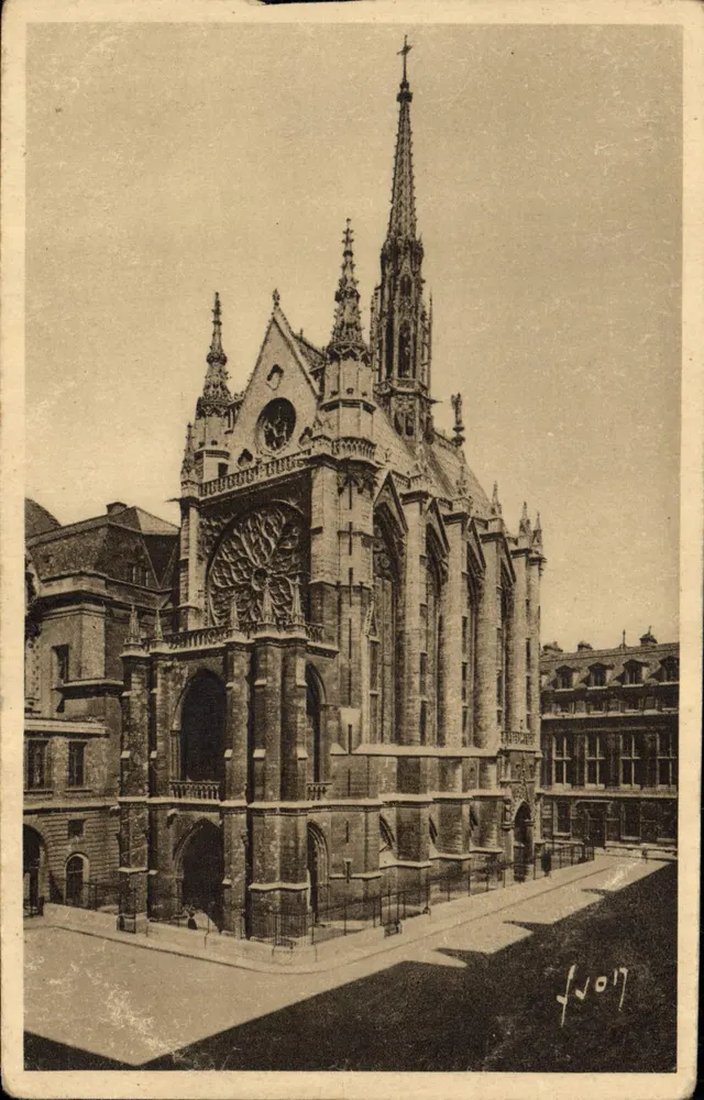 La Santa Capilla — París — Ediciones de Arte Flanant, n°148 - Anverso
