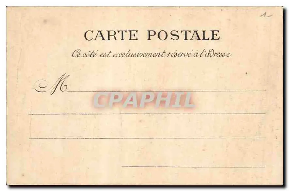 Paris — Hotel dos Invalidos — L. J. & Ce, editora, Angoulême-Paris - Verso