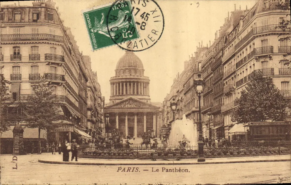 PARIS — O Panteão — L.D. editor - Frente
