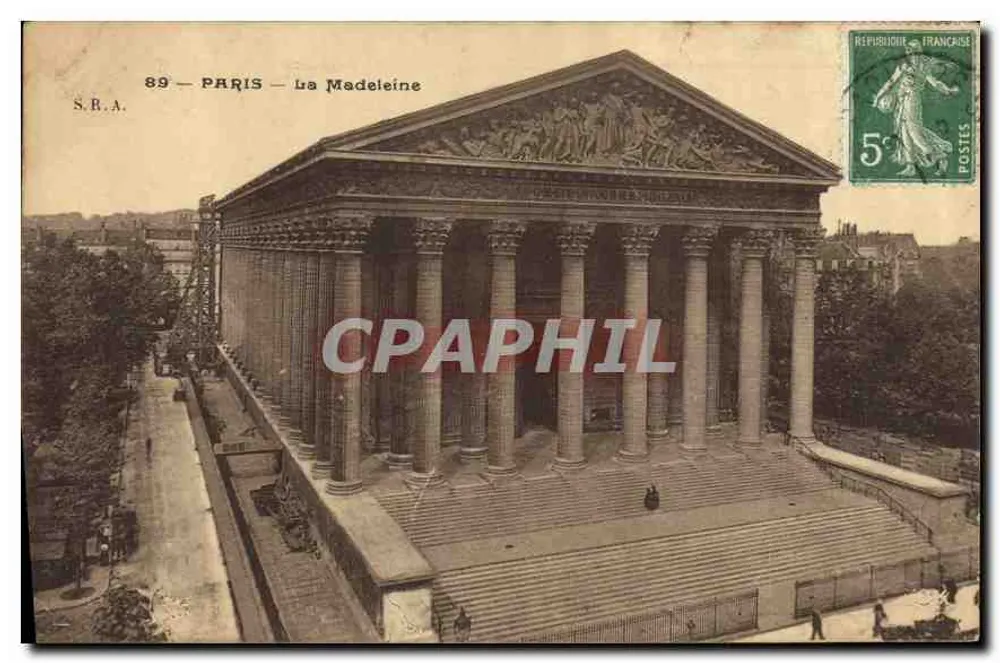 Paris — A Madeleine — S.B.A. n°89 - Frente