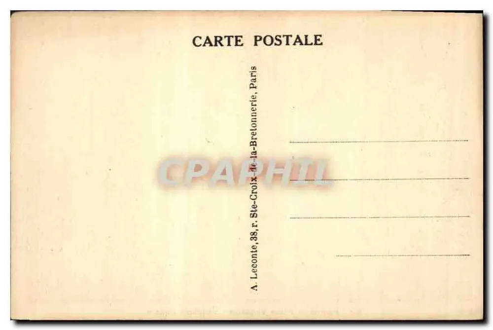 Paryż — Place Vendôme — Plac Vendôme — numer serii 50 - Rewers