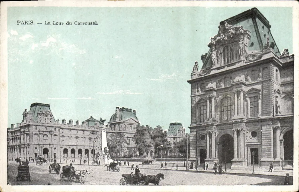 PARIS — A Cour do Carrousel — editor não visível - Frente