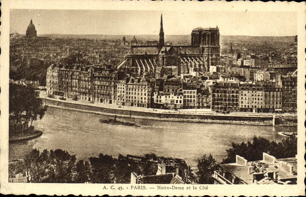 Paris — Notre-Dame e a Cité — A.C. 45 - Frente