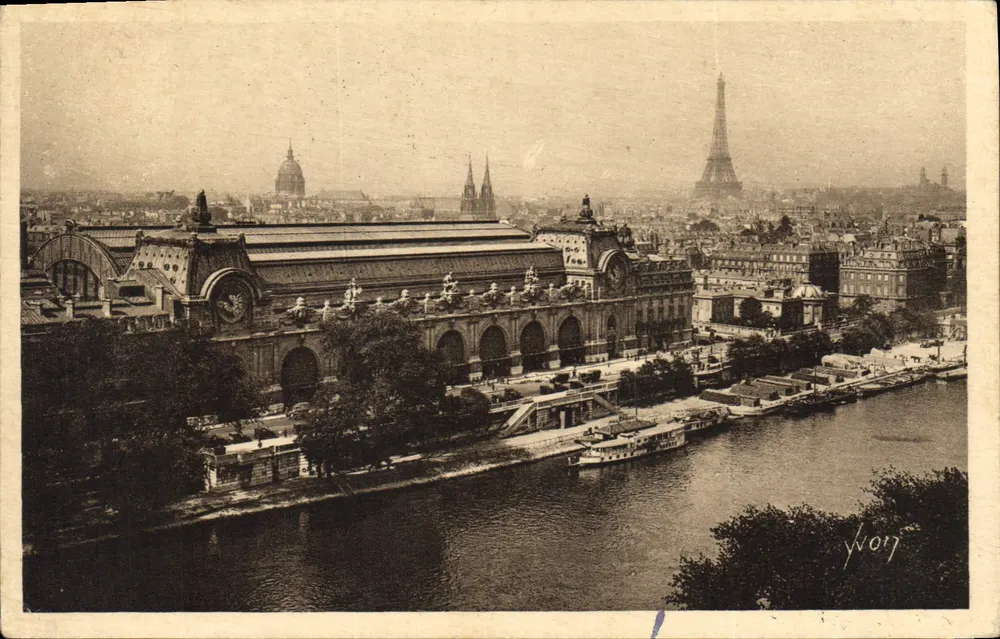 Paris — Ansicht der Seine am Quai d'Orsay — Les Editions d'Art YVON - Vorderseite
