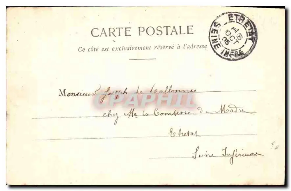 Paris - Notre-Dame - A Abside — editor anônimo, número de série não visível - Verso