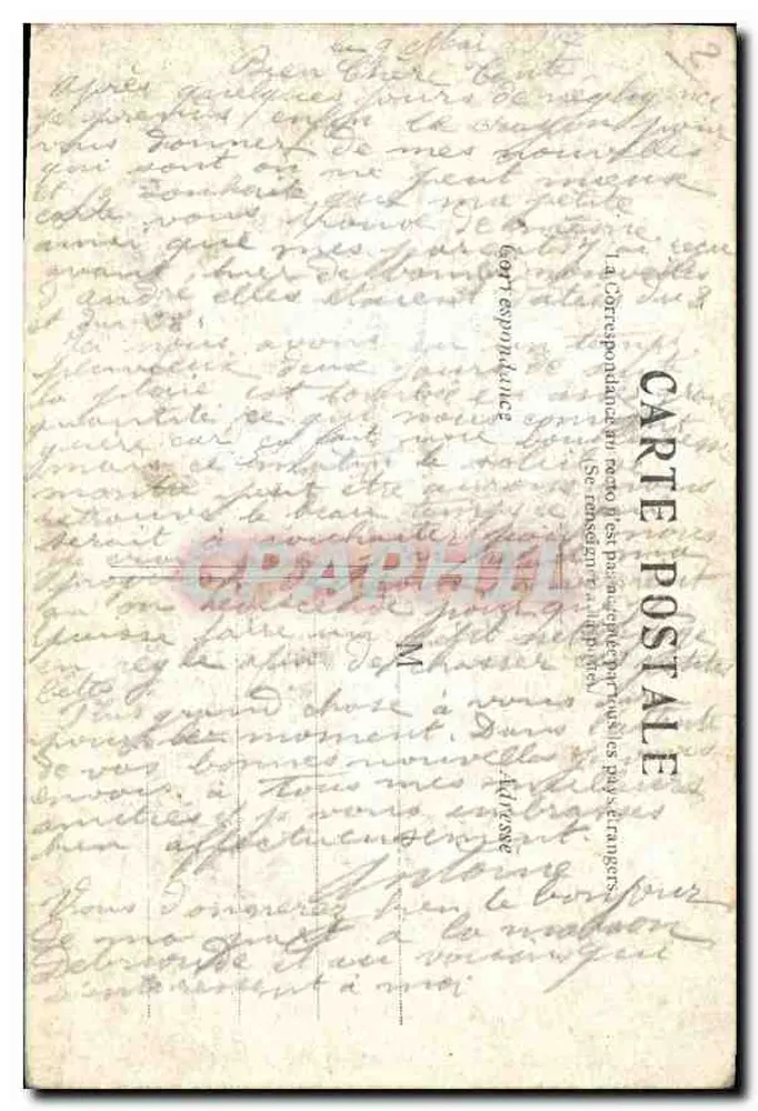 Paris — A Bastilha — Monumento da Revolução — editor BYARR - Verso