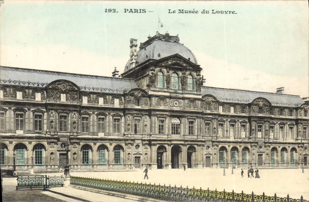 Paris — O Museu do Louvre — 192. Editor não visível - Frente