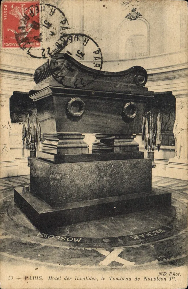 Hôtel des Invalides, das Grab von Napoleon I — ND Phot. — Nr. 50 - Vorderseite
