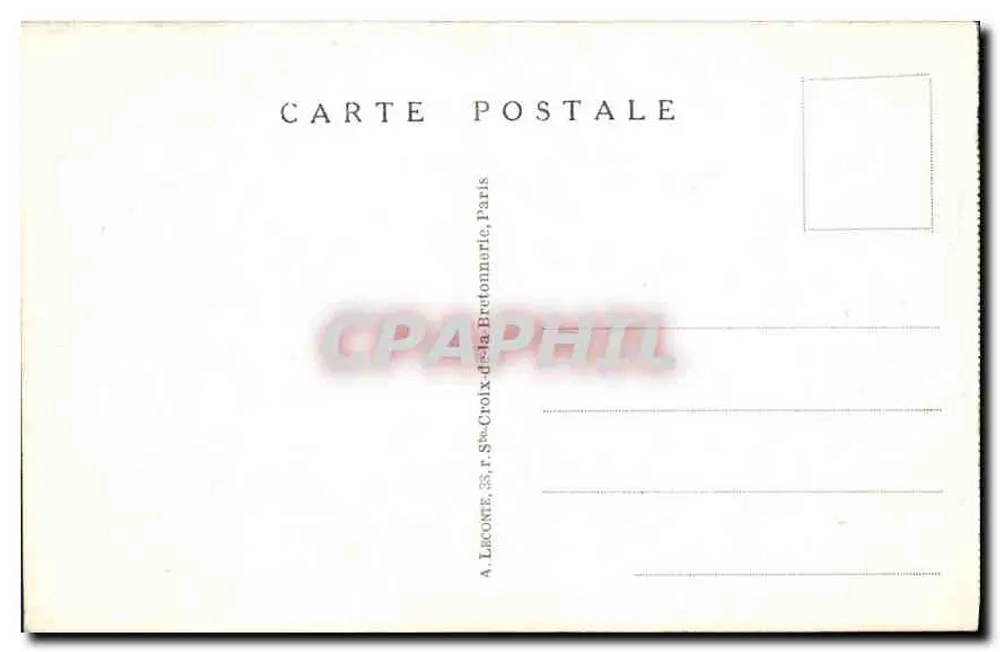 Paris — Place de la Concorde — A. L. Concorde Square - Verso