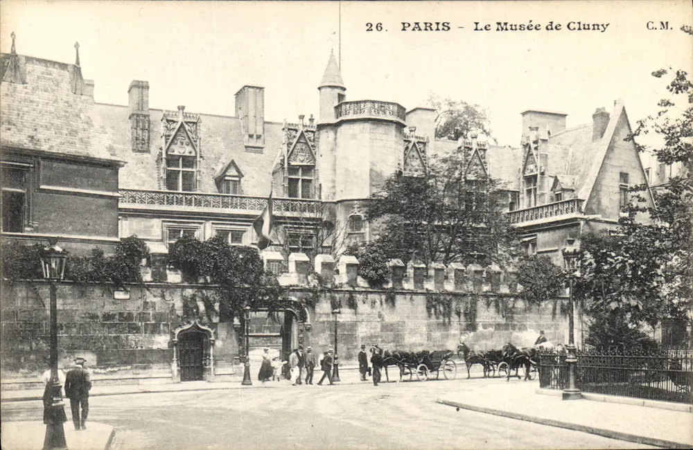 PARIS - O Museu de Cluny — C.M. n°26 - Frente