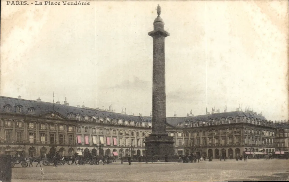 Paris - A Place Vendôme - Coluna de Vendôme - Frente