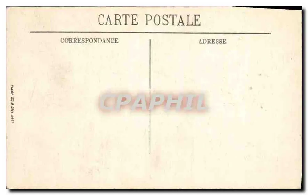 Paris — A Estátua de Strasbourg — L.L. — n° 898 - Verso