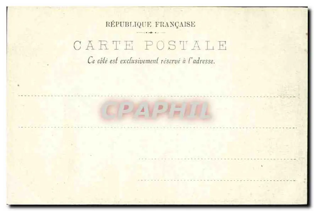 Die Fresken des Panthéons — Die Taufe Clovis — Joseph Blanc — LL. — n° 36 - Rückseite
