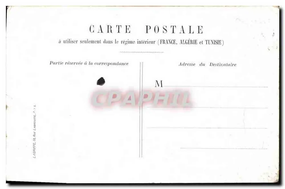 Paris — Coluna Vendôme — editor L. AUBIÈRE, 5, rue Lawrence - Verso