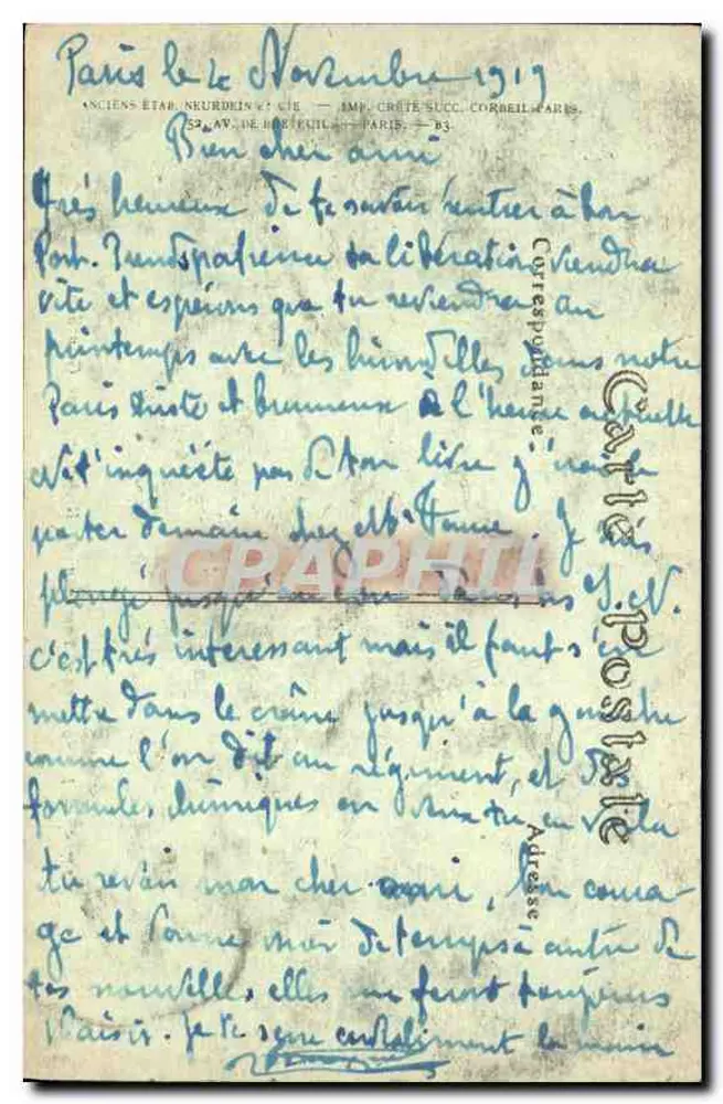 Paris — Die Sorbonne, Richelieus Grab, von Girardon - Rückseite