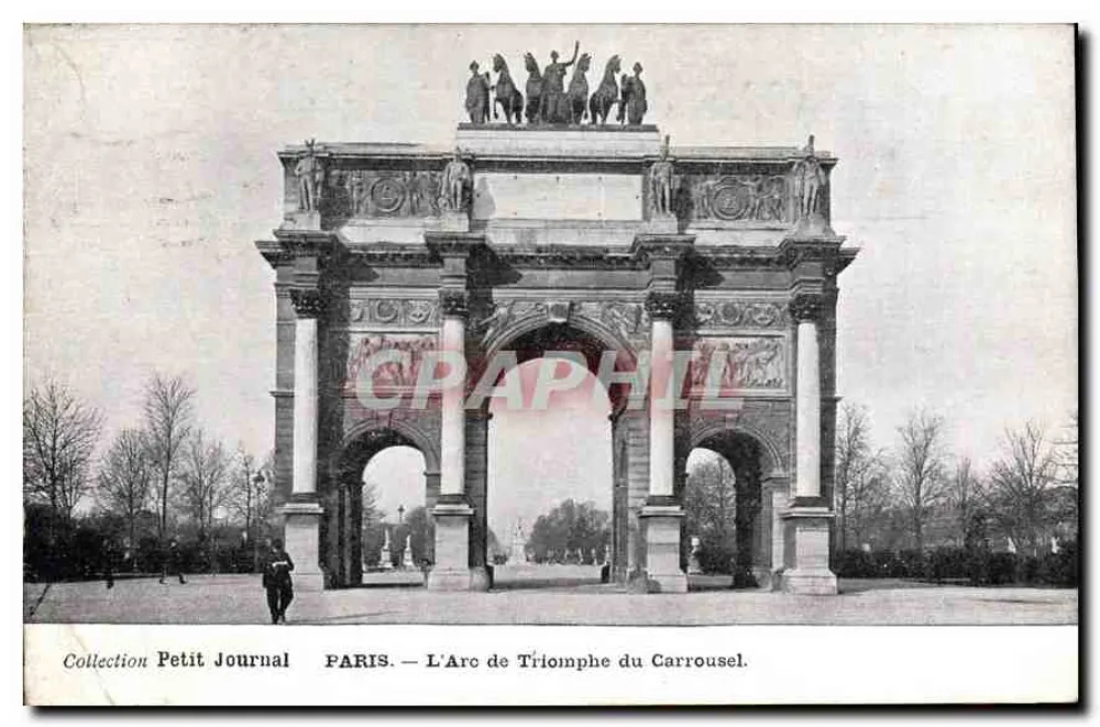 Paris — Der Arc de Triomphe du Carrousel — Sammlung Petit Journal - Vorderseite