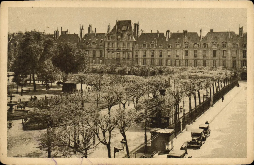Place des Vosges — Parigi — Éditions d'Art Vignon - Recto