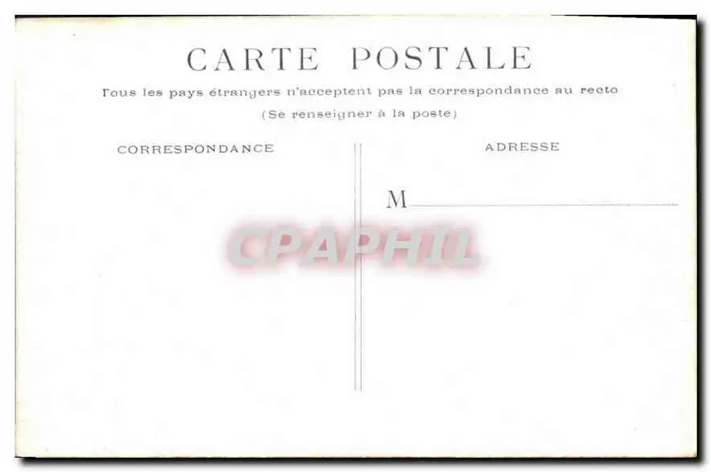 Paris - Bois de Boulogne. A Cascata — editor não visível - Verso